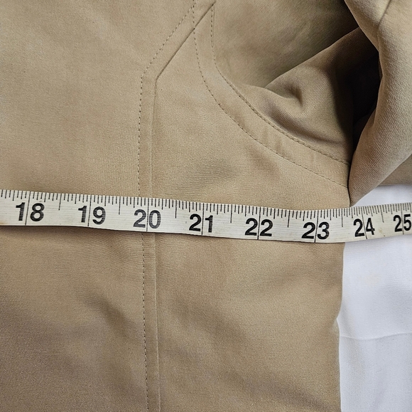 Roundtree & Yorke Mens Beige Jacket With Zipper And Button Closure Size Large - Picture 12 of 15